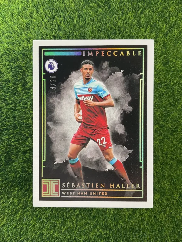 2019-20 Panini Impeccable Sébastien Haller Holo Parallel 10/20