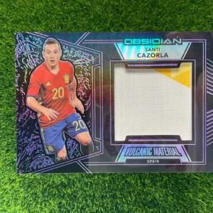 2019-20 Panini Obsidian Santi Cazorla Volcanic Material Prime Patch 61/75