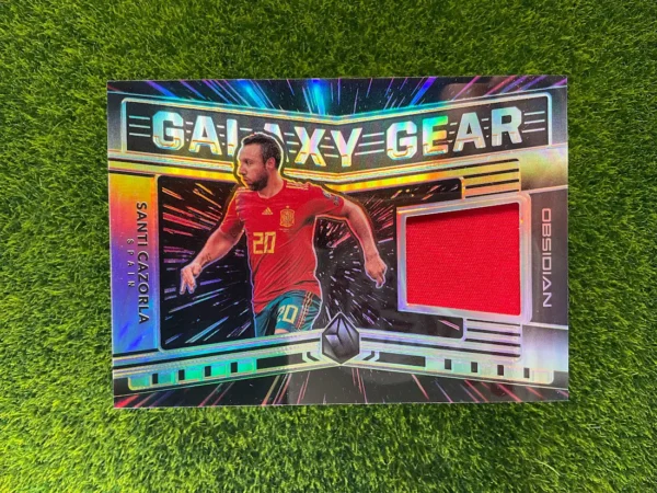 2019-20 Panini Obsidian Santi Cazorla Galaxy Gear Patch 25/125
