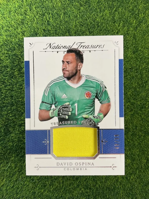 2018 Panini National Treasures David Ospina Treasured Threads Patch 48/99