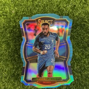 2017-18 Panini Select Alexandre Lacazette Blue Die-Cut Prizm 85/249