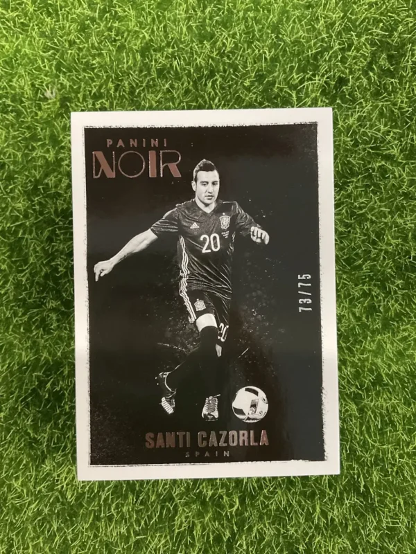 2016-17 Panini Noir Santi Cazorla 73/75
