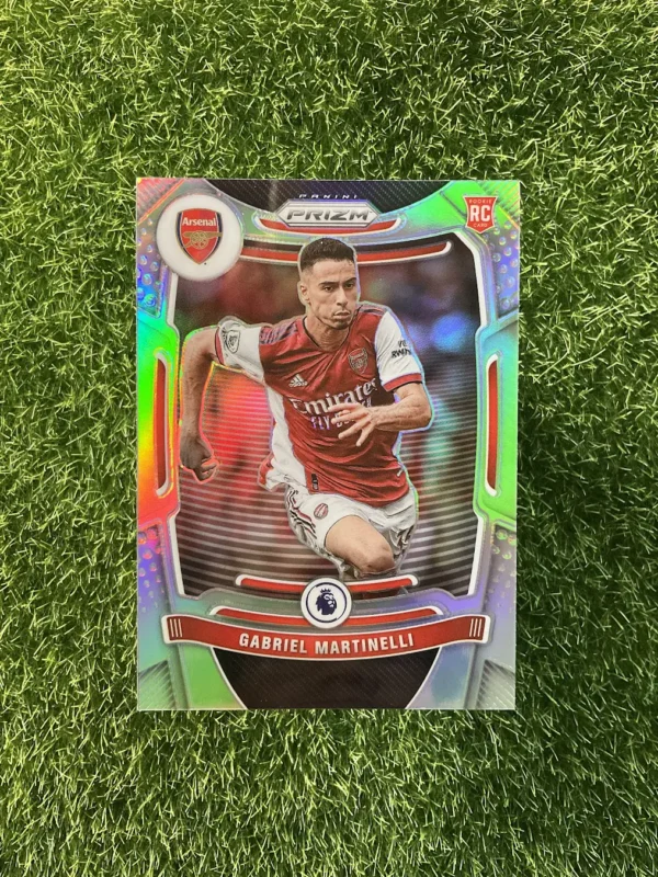 2021-22 Panini Prizm Premier League Gabriel Martinelli Silver Prizm Rookie