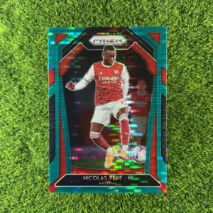 2020-21 Panini Prizm Premier League Nicolas Pépé Teal Ice Prizm 39/49