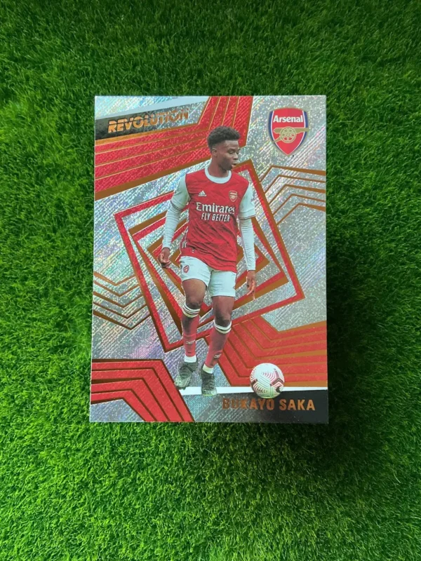 2020-21 Panini Revolution Bukayo Saka Fractal Parallel