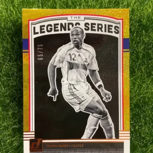 2018-19 Panini Donruss Thierry Henry The Legends Series Gold Press Proof 65/75