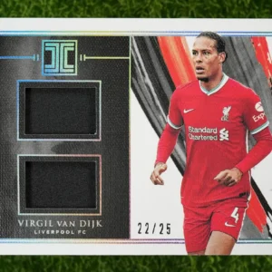 2020-21 Panini Impeccable Virgil van Dijk Dual Patch 22/25