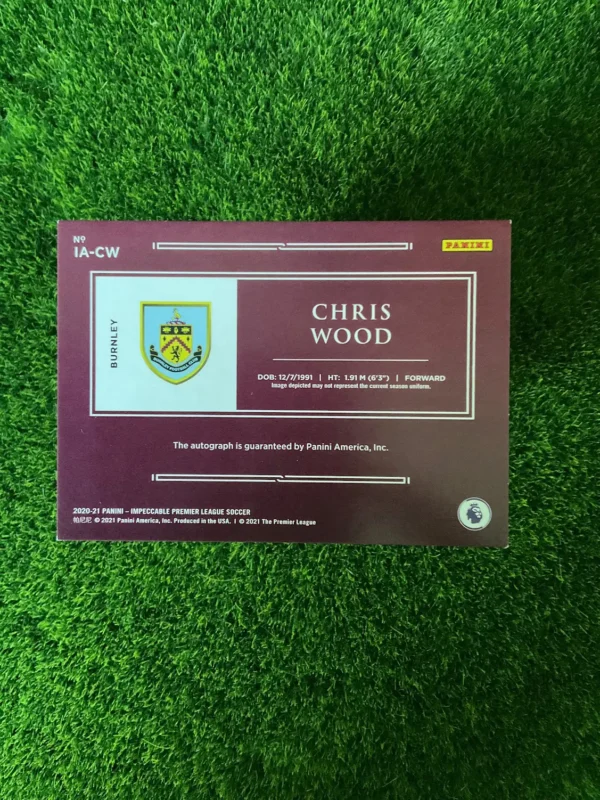 2020-21 Panini Impeccable Chris Wood Auto 13/99 - Image 2