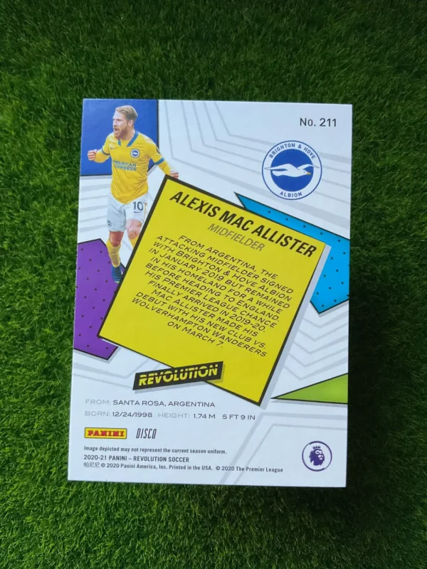 2020-21 Panini Revolution Alexis Mac Allister RC Disco - Image 2