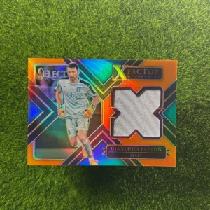 2017-18 Panini Select Gianluigi Buffon X-Factor Memorabilia Patch Prizm 8/15