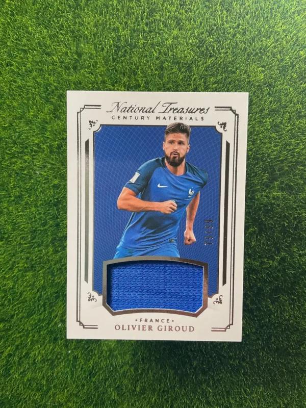 2018 Panini National Treasures Olivier Giroud Century Materials Patch