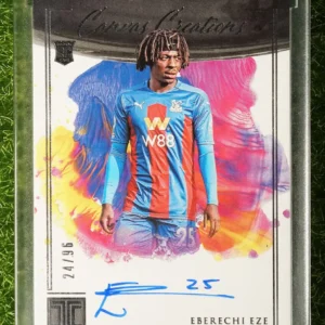 2020-21 Panini Impeccable Eberechi Eze Canvas Creations Auto 24/96