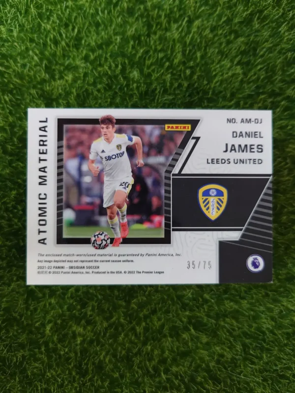 2021-22 Panini Obsidian Daniel James Atomic Material Patch 35/75 - Image 2