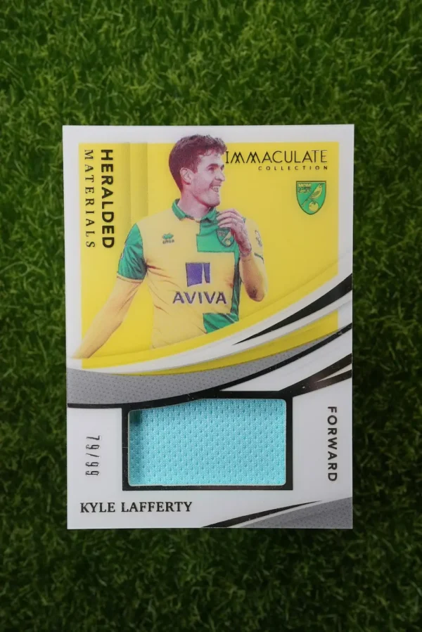 2021 Panini Immaculate Kyle Lafferty Heralded Materials Patch 79/99