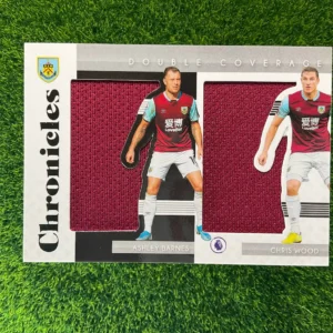 2019-20 Panini Chronicles Ashley Barnes / Chris Wood Double Coverage Dual Patch
