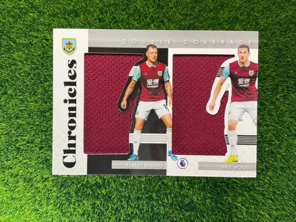 2019-20 Panini Chronicles Ashley Barnes / Chris Wood Double Coverage Dual Patch