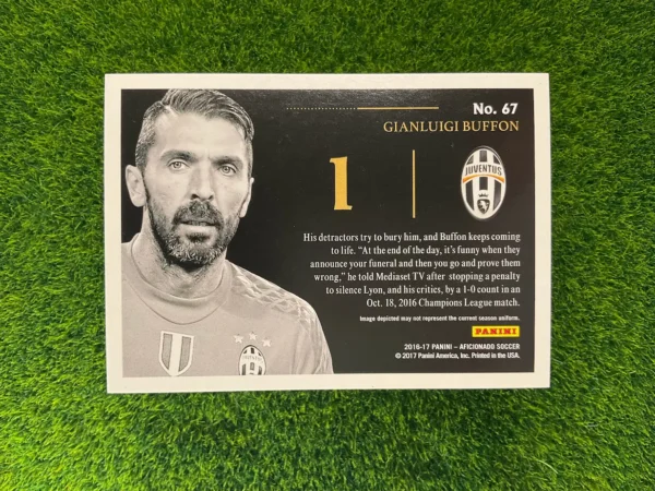 2016-17 Panini Aficionado Gianluigi Buffon - Image 2