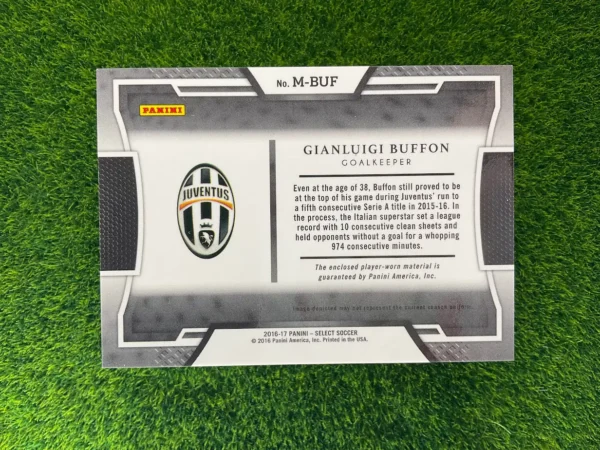 2016-17 Panini Select Gianluigi Buffon Patch - Image 2