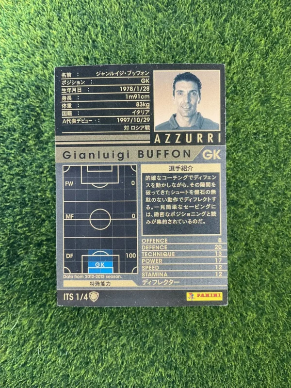 2015-16 Panini WCCF Gianluigi Buffon Italian Superstars - Image 2