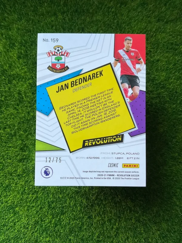 2020-21 Panini Revolution Jan Bednarek Cosmic 12/75 - Image 2