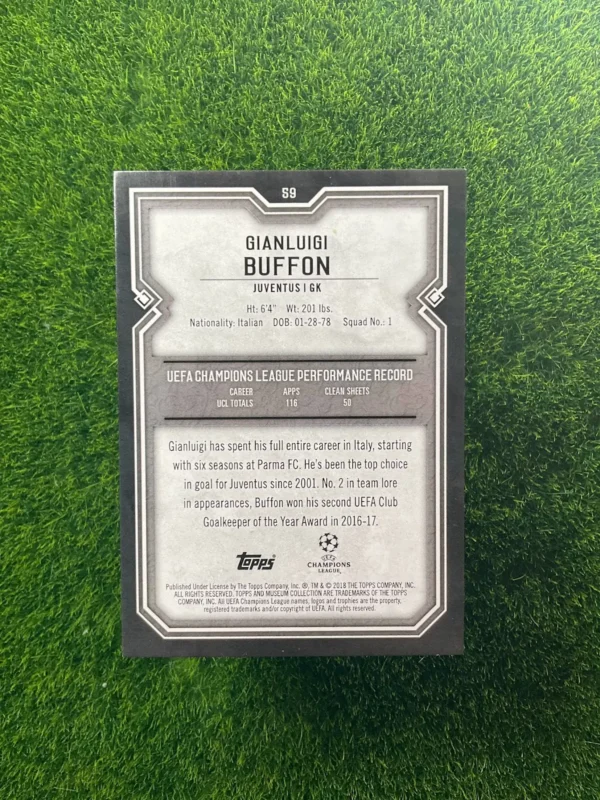 2017-18 Topps Museum Collection Gianluigi Buffon 55/99 - Image 2