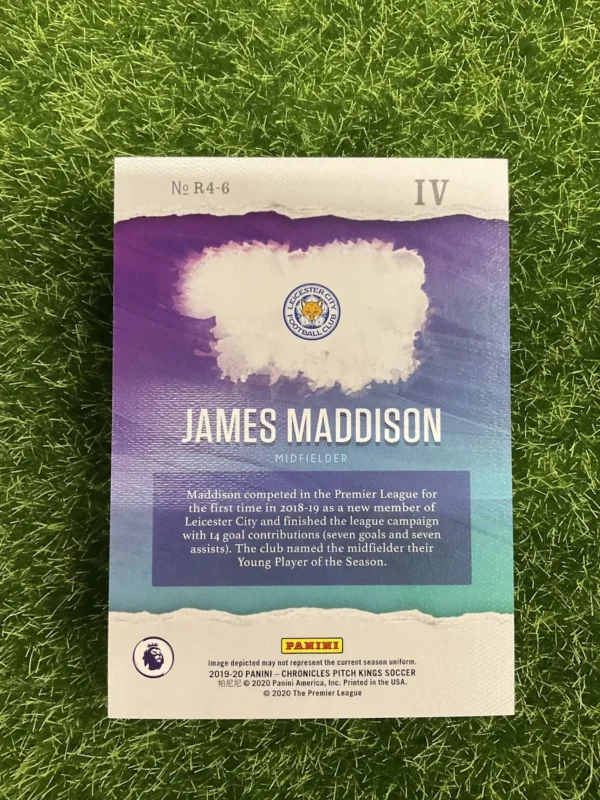 2019-20 Panini Chronicles Pitch Kings James Maddison RC - Image 2