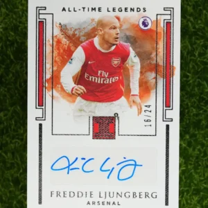 2019-20 Panini Impeccable Freddie Ljungberg All-Time Legends Auto 16/24