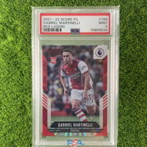 2021-22 Panini Score Gabriel Martinelli Red Lasers