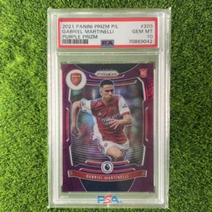 2021-22 Panini Prizm Gabriel Martinelli Purple Prizm 82/99