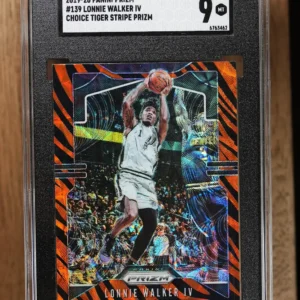 2019-20 Panini Prizm Lonnie Walker IV Choice Tiger Stripe Prizm