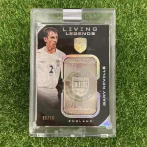 2018 Panini Eminence Gary Neville Living Legends Silver Bar 05/10