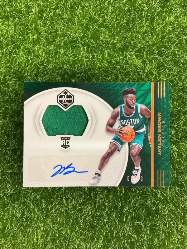 2016-17 Panini Limited Jaylen Brown Rookie Patch Auto 09/99
