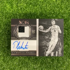 2017-18 Panini Noir Derrick White Rookie Patch Auto 66/99