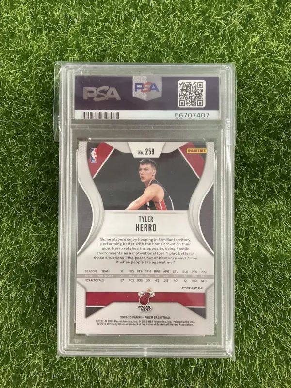 2019-20 Panini Prizm Tyler Herro Silver Prizm - Image 2