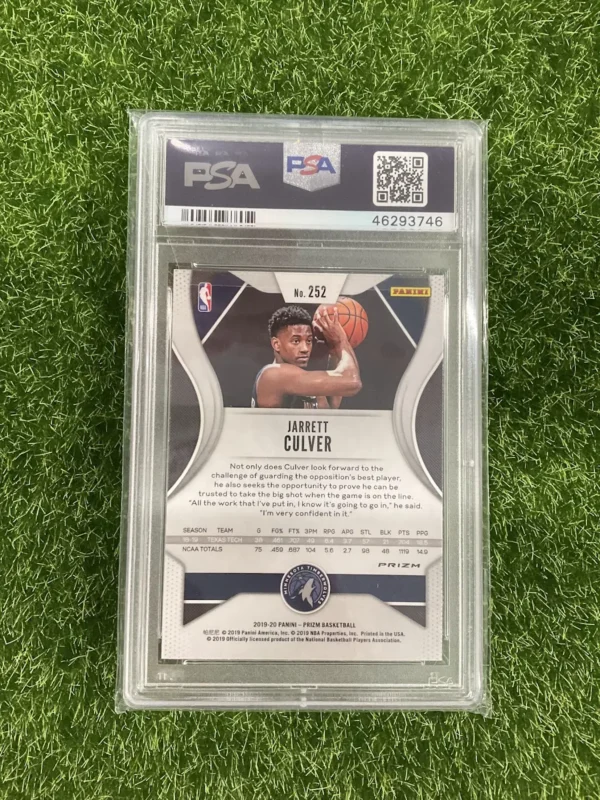 2019-20 Panini Prizm Jarrett Culver Silver Prizm - Image 2