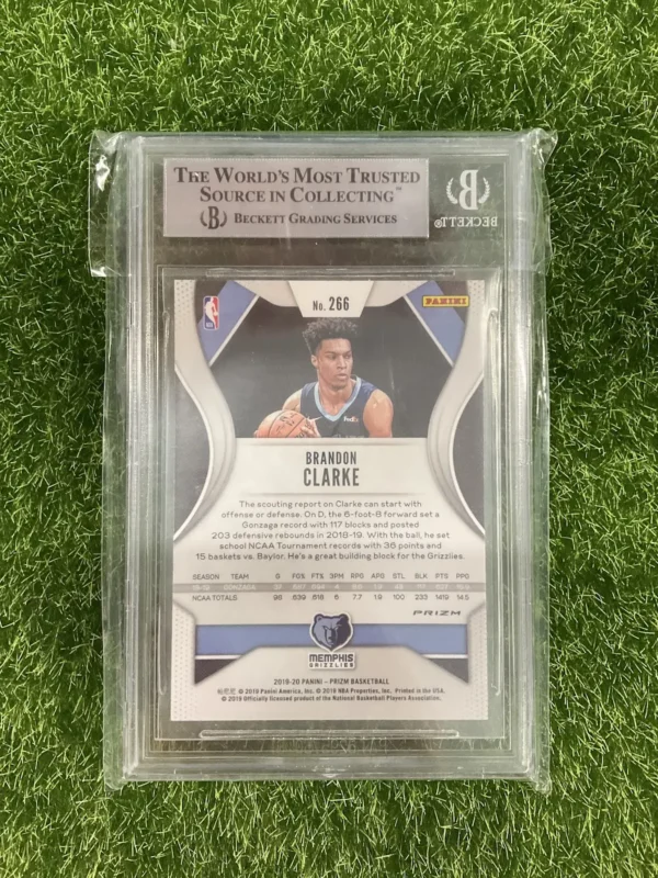 2019-20 Panini Prizm Brandon Clarke Silver Prizm - Image 2