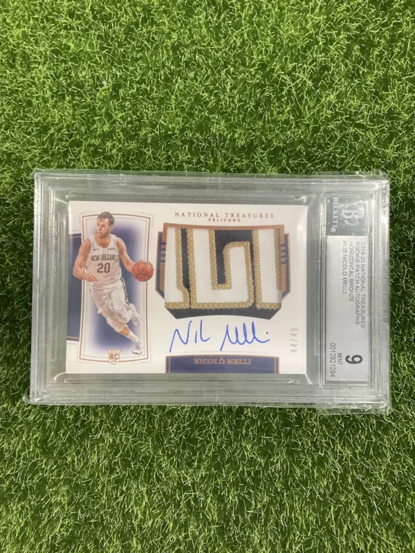 2019-20 Panini National Treasures Nicolò Melli Colossal Rookie Patch Auto Bronze 44/49