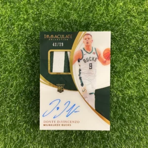 2018-19 Panini Immaculate Collection Donte DiVincenzo Rookie Patch Auto 40/99