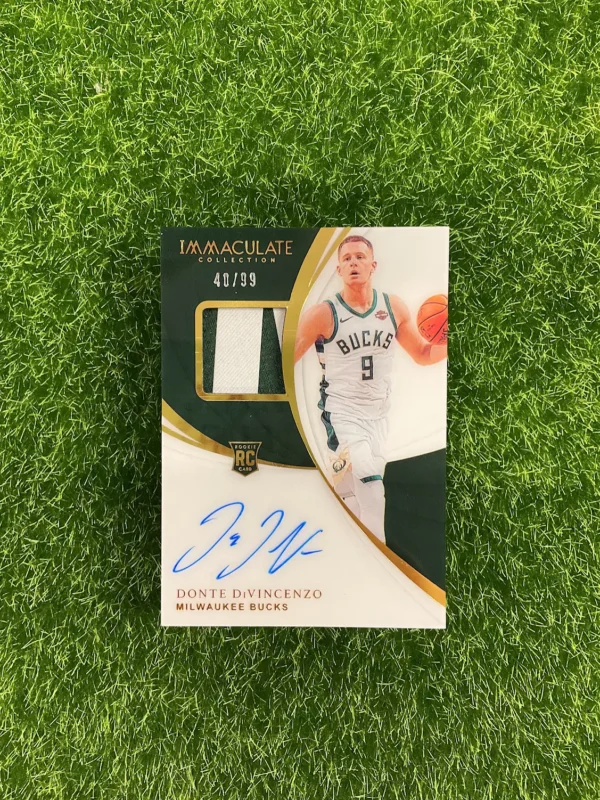 2018-19 Panini Immaculate Collection Donte DiVincenzo Rookie Patch Auto 40/99