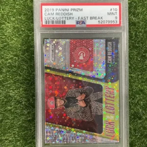 2019-20 Panini Prizm Cam Reddish Luck of the Lottery Fast Break Prizm