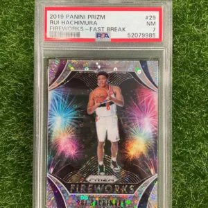 2019-20 Panini Prizm Rui Hachimura Fireworks Fast Break Prizm