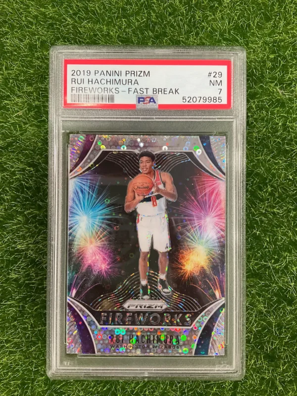 2019-20 Panini Prizm Rui Hachimura Fireworks Fast Break Prizm
