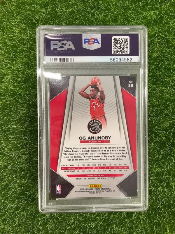 2017-18 Panini Prizm OG Anunoby Silver Prizm - Image 2