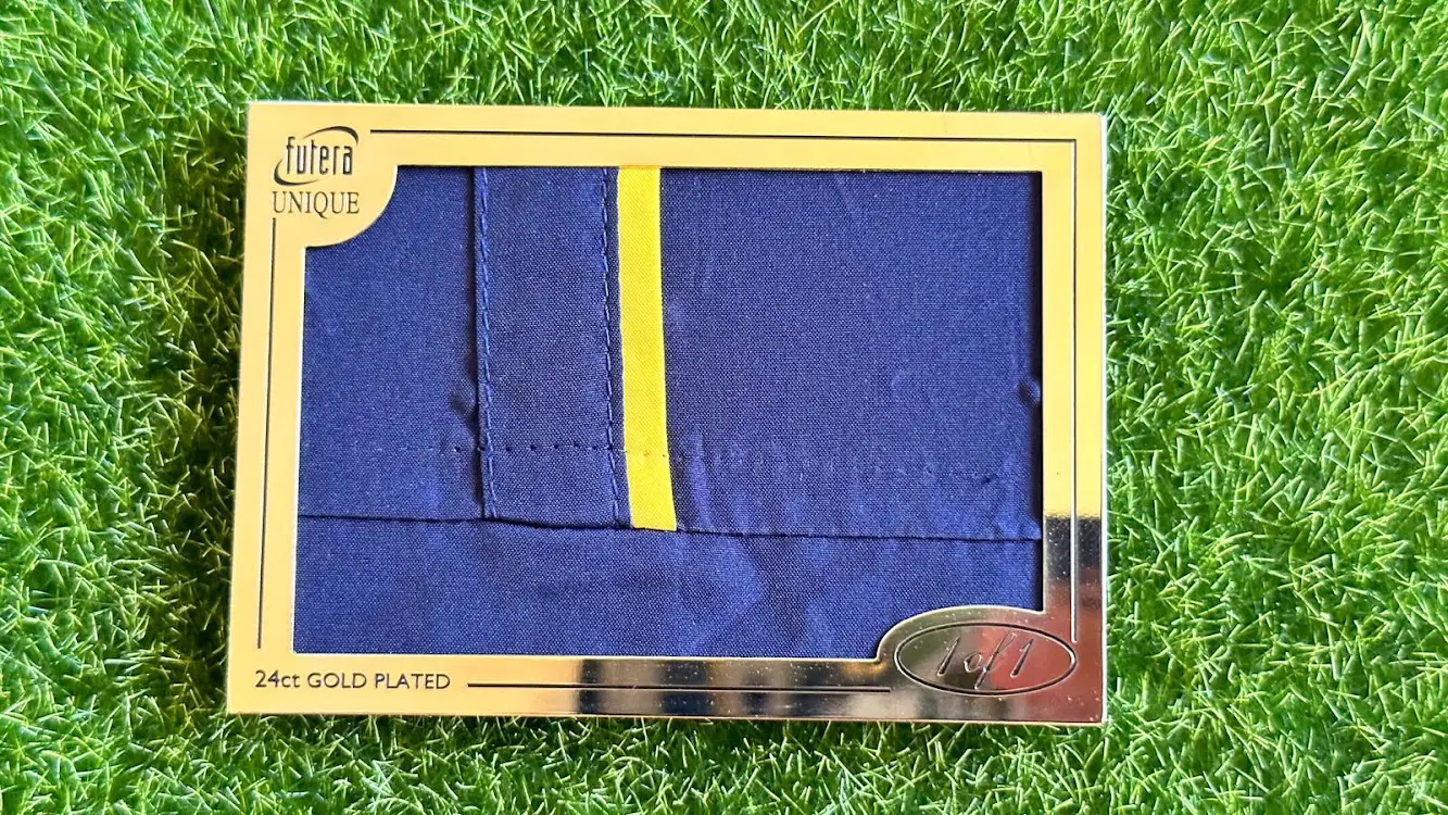 2018 Futera Unique Robert Pires Game Shorts Memorabilia 1/1