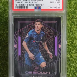 2019-20 Panini Obsidian Christian Pulisic Electric Etch Purple 47/65