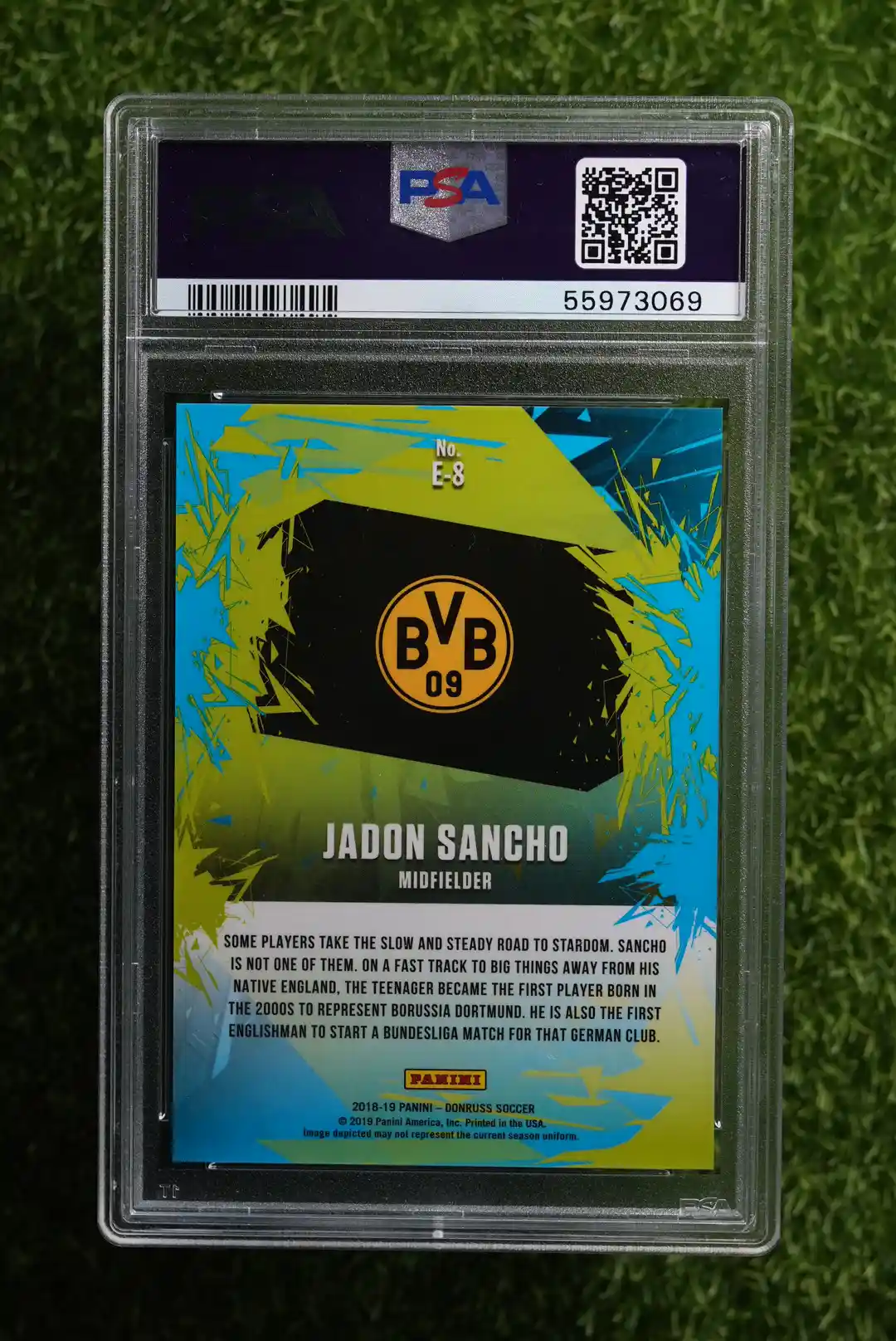 2018-19 Donruss Optic Jadon Sancho Explosive - Image 2