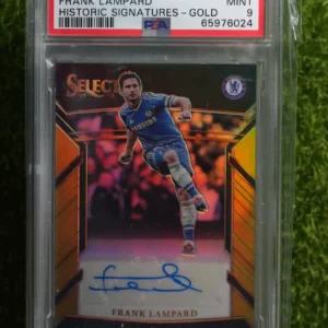 2017-18 Panini Select Frank Lampard Historic Signatures Gold 01/10