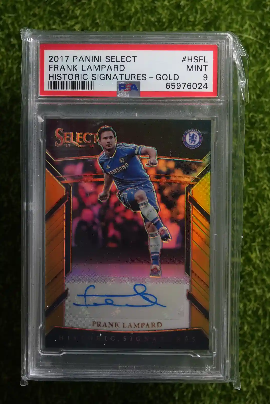 2017-18 Panini Select Frank Lampard Historic Signatures Gold 01/10