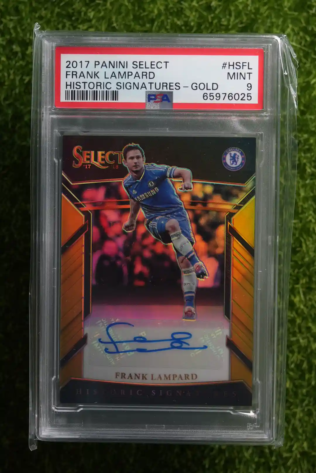 2017-18 Panini Select Frank Lampard Historic Signatures Gold 10/10