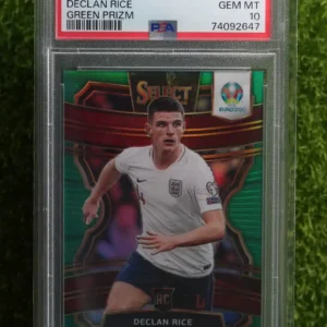 2020 Panini Select UEFA Euro Declan Rice Terrace Green Prizm 4/5